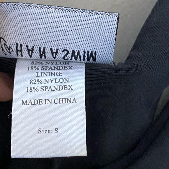 Lahana Swim Black Thong Bathing Suit Bottom - Picture 5 of 5